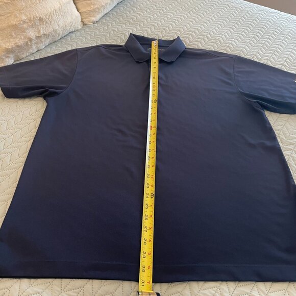 Nike Men's Navy Blue Dri-Fit Golf Tennis Polo Shirt XL - Picture 5 of 8